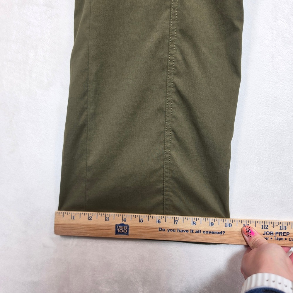 Prana Halle Convertible Pants Womens 8 Green Gorpcore Hiking Utility Athleisure - Picture 15 of 16
